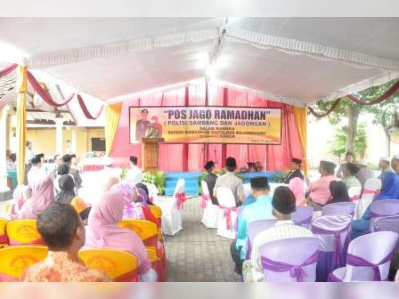 Safari Ramadan ke Kanor, Kapolres Tekankan Sinergi 3 Pilar