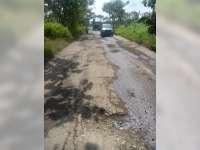 Jalan Lingkar Gayam Rusak Berat