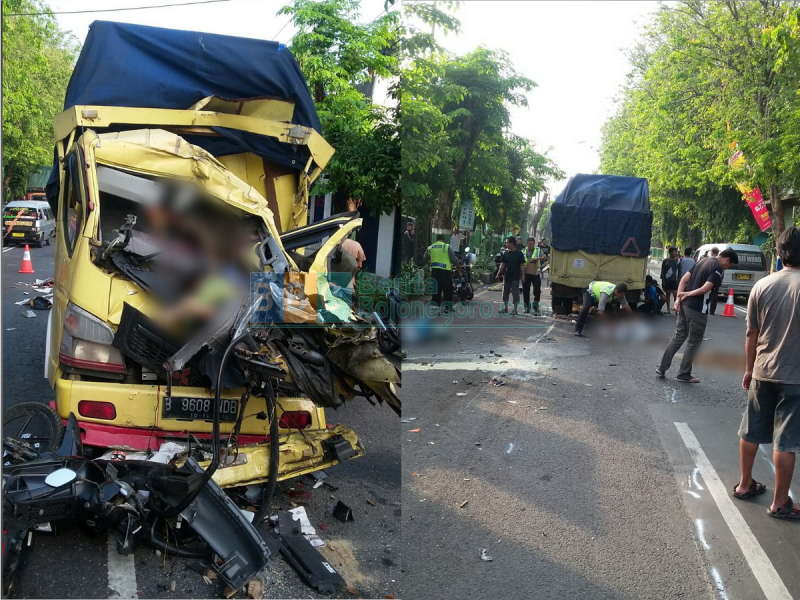 Tabrakan Beruntun di Tuban, 2 orang Meninggal Dunia