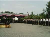 Polres Bojonegoro Gelar Apel Pemusnahan BB Operasi Camer Semeru 2016