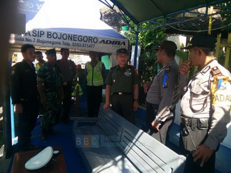 Dandim 0813 Bojonegoro Kunjungi Pos Pam Ramadniya Padangan