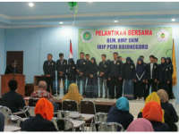 Rektor IKIP Lantik BEM, Berharap Dukungan Positif Para Mahasiswa