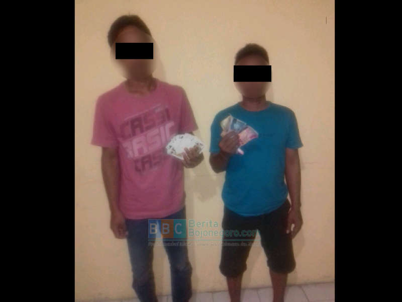 Polres Tangkap Dua Pelaku Judi di Sumberrejo
