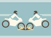 Belok Tak Nyalakan Lampu Sein, Shogun Ditabrak Vario