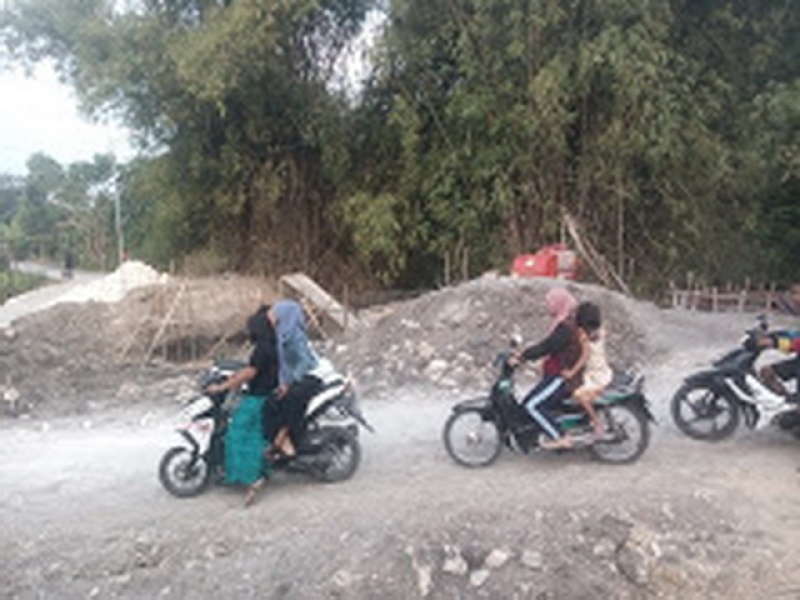 Pembangunan 2 Jembatan di Ngringinrejo Dilanjutkan Usai Lebaran