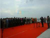 Bupati Suyoto Lantik 130 PNS di Atap Gedung  Pemkab