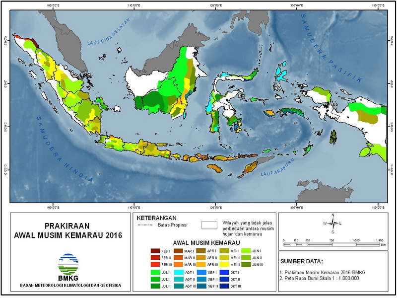 Kemarau Basah Diperkirakan Berlangsung Sampai Agustus