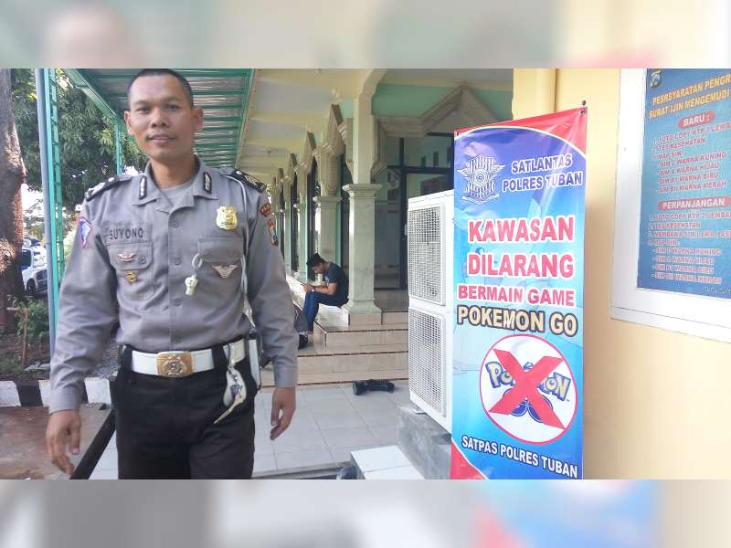Polres Tuban Larang Permainan Pokemon Go di Area Objek Vital