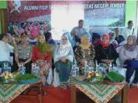 Dihadiri Istri Kapolda, Polres Kawal Reuni Alumni FISIP UNEJ 79