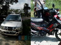 Motor Ditubruk Panther di Baureno, Dua Pelajar Terluka