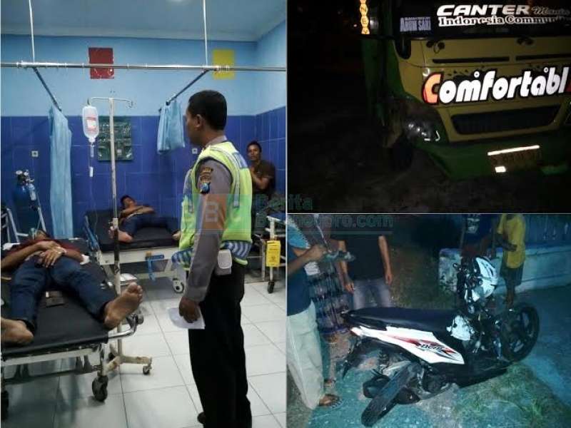 Akibat Kurang Hati-Hati Saat Mendahului, Kecelakaan Karambol Terjadi di Baureno