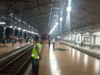 Tadi Malam, 50 Bonek Berangkat ke Jakarta Naik Kereta Api