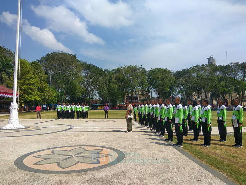 Setiap Hari Anggota Paskibraka Bojonegoro Latihan Selama 5 Jam