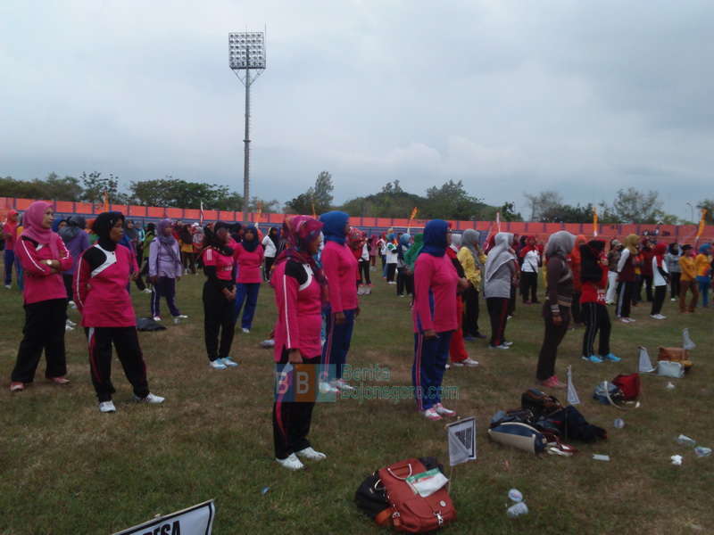 Besok, Peserta Senam Massal Kenakan Selempang Batik Bojonegoro