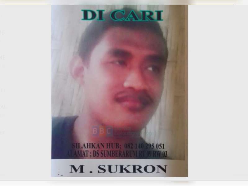 Pemuda 25 Tahun Asal Ngraho Dilaporkan Hilang, Ini Fotonya