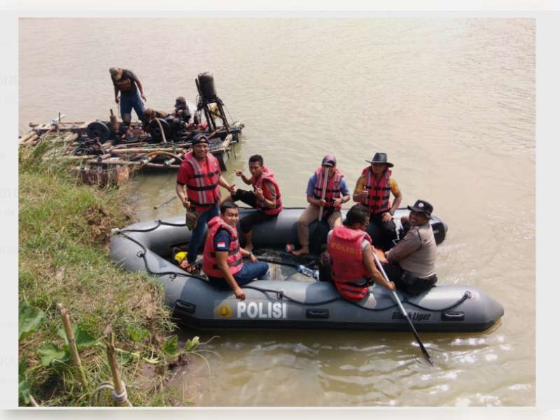 Polres Bojonegoro Tertibkan Tambang Pasir Ilegal di Desa Mlaten Kecamatan Kalitidu