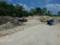 Polisi Bantu Satpol PP Lakukan Penertiban Tambang Pasir Darat di Kasiman