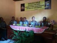 Subbag Hukum Polres Bojonegoro Sosialisasikan Penanganan Hate Speech  dan Perkap No 14 Tahun 2012