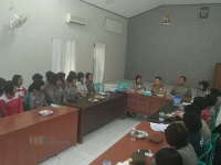 Kapolres Pimpin Rapat Jelang Peringatan HUT Polwan ke-70