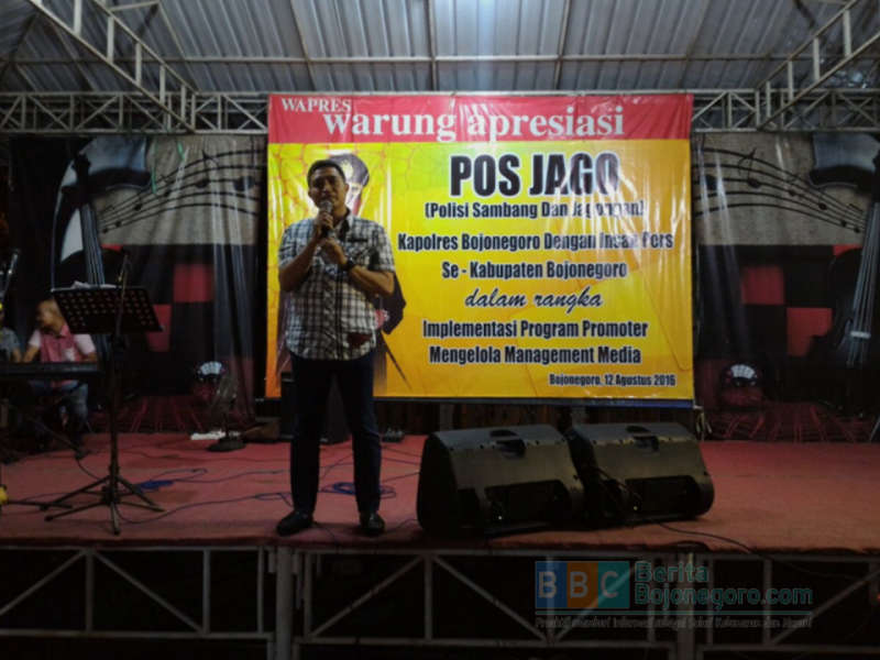 Polres Bojonegoro Laksanakan Pos Jago bersama Insan Pers