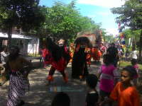 Seni Reog Ramaikan Sedekah Bumi di Desa Ngaglik Kecamatan Kasiman