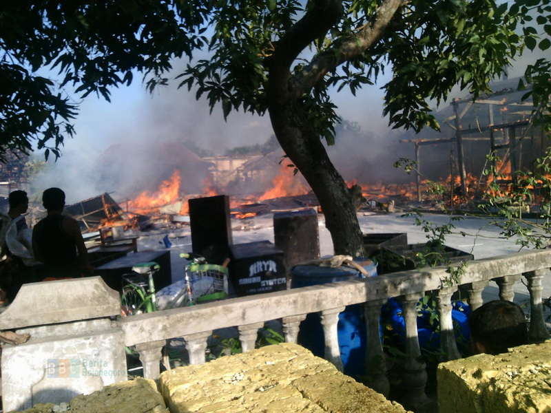 Enam Rumah Terbakar di Kepohbaru