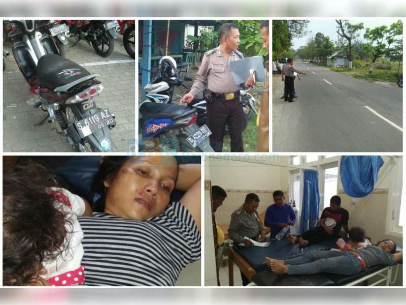 Honda Beat Lawan Yamaha Jupiter di Dander, Dua Orang Luka-Luka