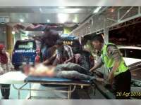 Diduga Epilepsi Kambuh, Pengendara Motor Meninggal Setelah Tabrak Pohon Penghijauan