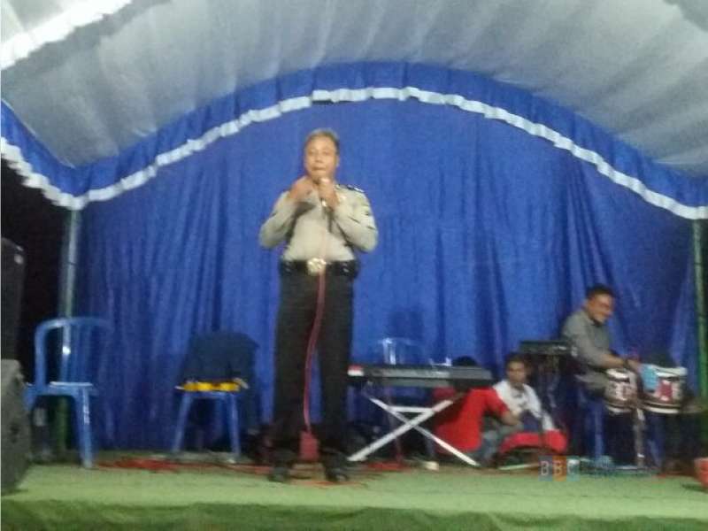 Bhabinkamtibmas Desa Kaliombo Ajak Warga Membangun Desa