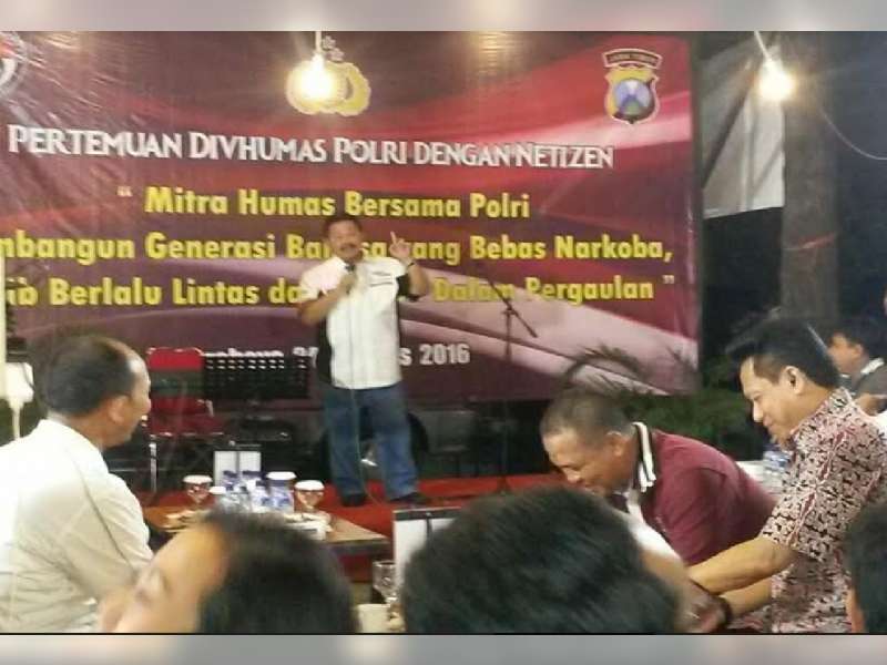 Polri Jalin Silaturahmi Dengan Netizen Jawa Timur di Surabaya