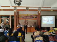 Kapolres Kenalkan CAS Pada Masyarakat Desa Bendo Kecamatan Kapas