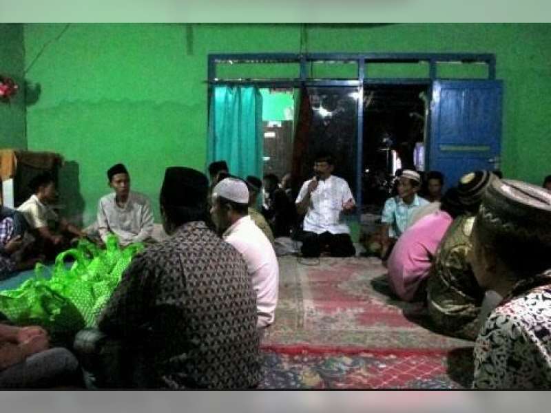 Penuhi Undangan Tasyakuran Warga, Kapolsek Kapas Imbau Kamtibmas