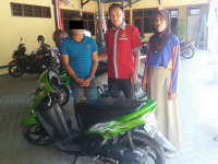 Gadaikan Motor Pinjaman, Pemuda Ini Diamankan Polisi