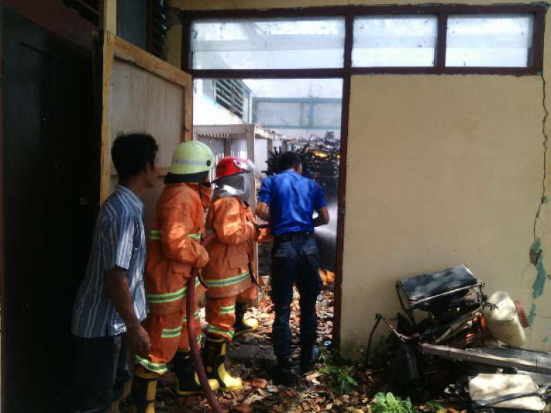 Gudang Alat Tani di Sumberrejo Terbakar, Kerugian Capai 20 Juta