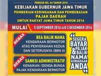 Pembebasan Biaya Balik Nama dan Denda Berlaku Mulai Besok