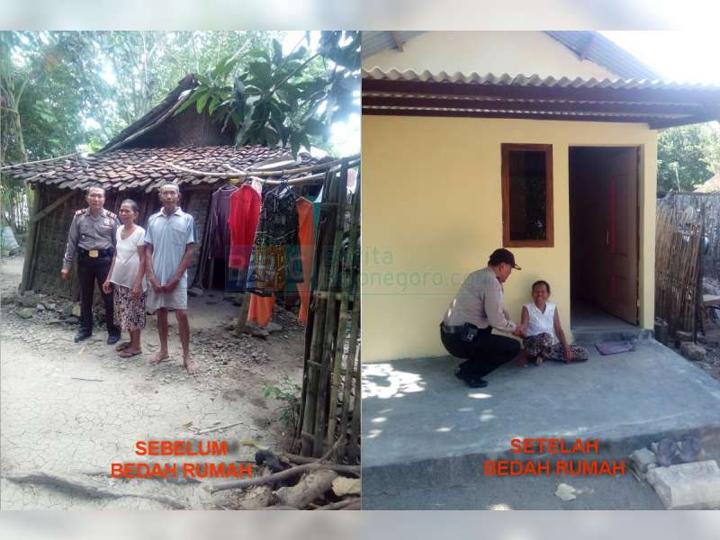 Rumah Mbah Musripah Sudah Tidak Bocor Lagi Saat Hujan