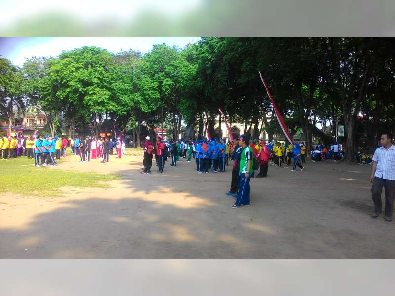 Oknum PNS Malas-Malasan Ikuti Upacara Haornas