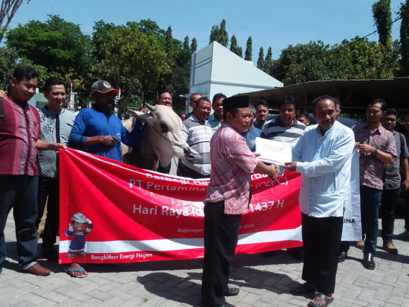 PEPC Serahkan 22 Hewan Kurban ke Pemkab Bojonegoro