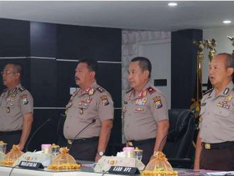 Kapolda Jawa Timur Pimpin Rakor Operasi Sikat Semeru 2016