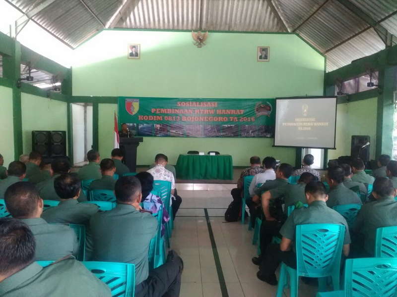 Pembinaan RTRW Pertahanan Darat Oleh Kodim 0813 Bojonegoro