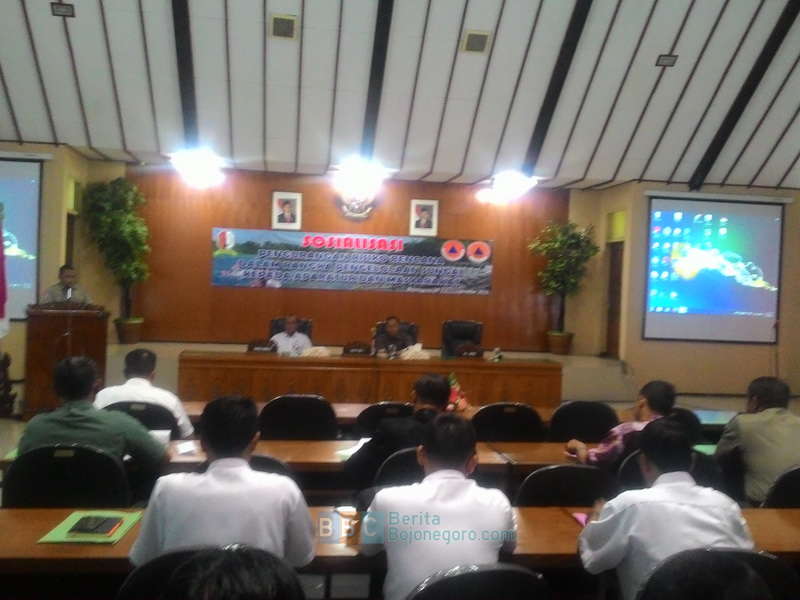 BPBD Bojonegoro Sosialisasikan Pengelolaan Sungai yang Sehat