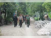 Dandim 0813 Kunjungi Lokasi TMMD Bersama Kapolres Bojonegoro