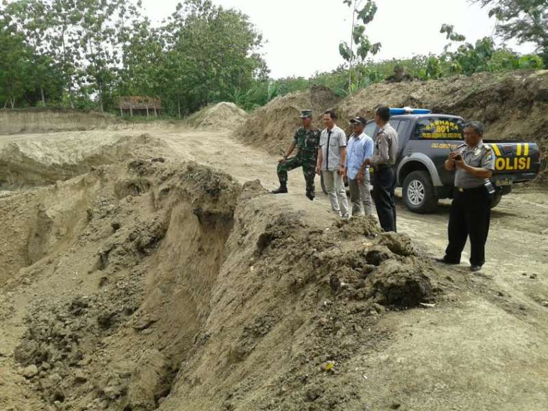 Tertibkan Tambang Pasir Ilegal, Polsek Kasiman Gandeng 3 Pilar