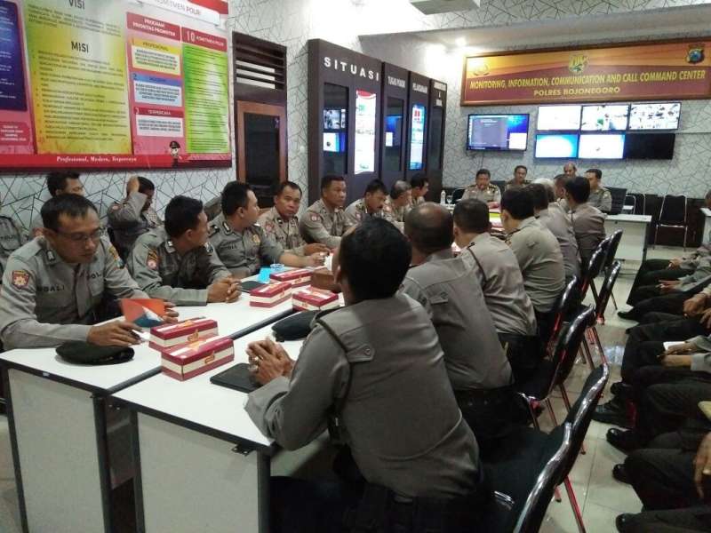 Dit Sabhara Polda Jatim Supervisi di Polres Bojonegoro