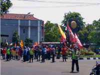 Aliansi Mahasiswa Bojonegoro Gelar Aksi Demo Persoalkan Status AKN