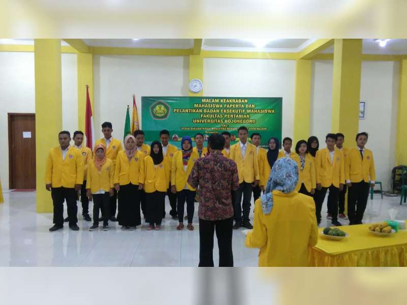 Pengurus BEM Fakultas Pertanian Unigoro Dilantik