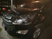 Tabrakan dengan Inova, Pengendara Mio Tak Sadarkan Diri