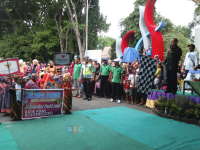 Pawai Budaya TK/RA Diberangkatkan oleh Wakil Bupati