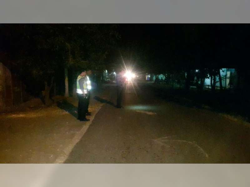 Motor Tabrak Pengayuh Sepeda di Balen