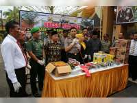 Polres Bojonegoro Rilis Hasil Ops Sikat Semeru 2016